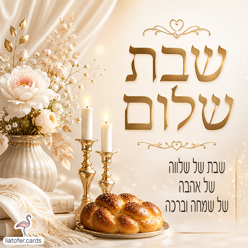 שבת של שלווה של אהבה של שמחה וברכה