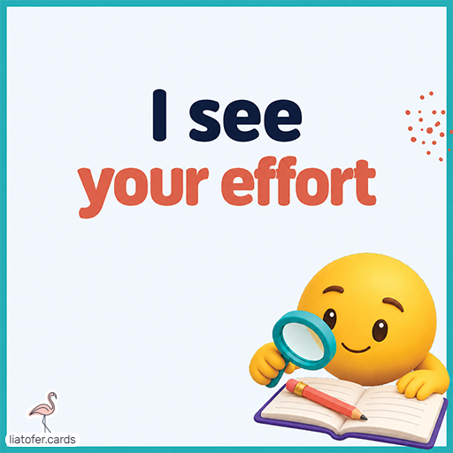 I see your effort